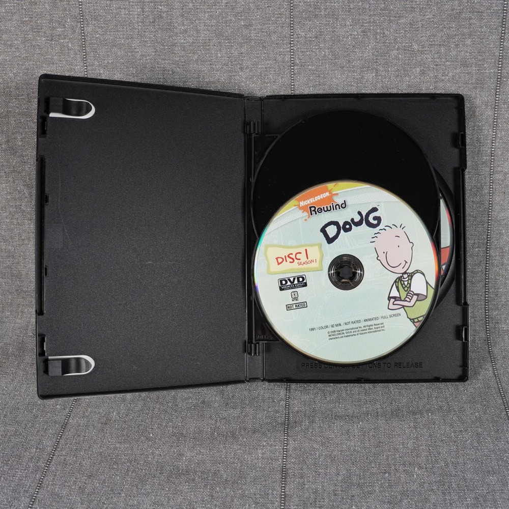 Doug Season 1 DVD 3-Disc Set 2008 90s Nickelodeon Nicktoons Animated Series - Picture 5 of 6